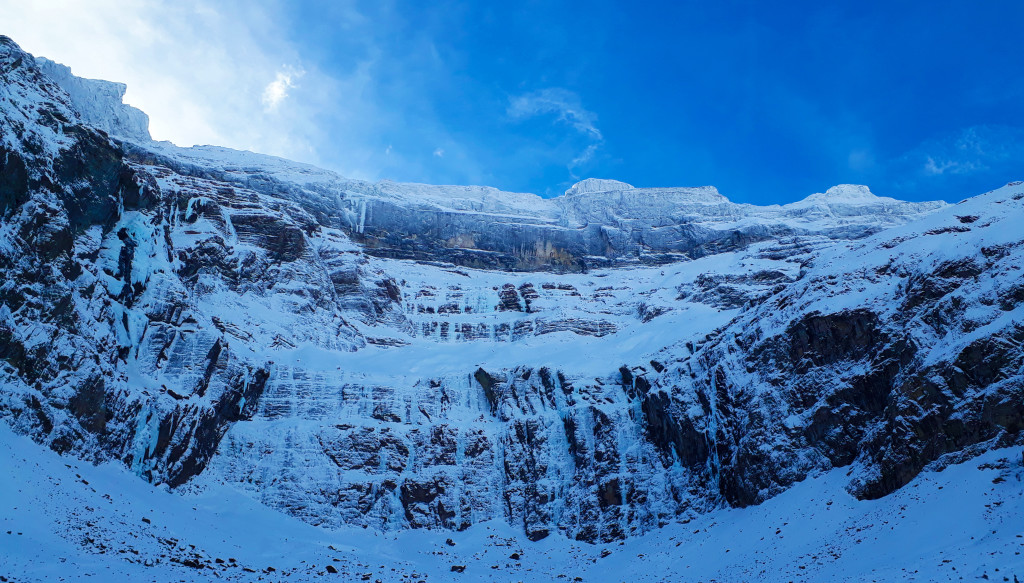 Aloïs, imponente en lo alto del circo de Gavarnie