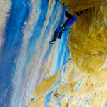 Ekaitz escalando el 6 largo (8a)